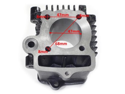 VÁLEC ATV 70 47mm ČEP 13mm STREET SADA S HLAVOU TZ MOTOR HORIZONTÁLNÍ S OZNAČENÍM 147FMD VYSKYTUJÍCÍ SE V ATV ČÍNSKÉ ČTYŘKOLKY, MOPEDY STREET, CROSS, CHOPPER