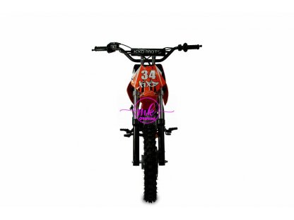 dirtbike pitbike 125ccm KXD 607  14/12 automat + el.start - červená