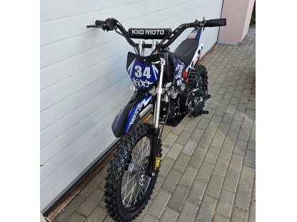 dirtbike pitbike 125ccm KXD 607  17/14 - modrá