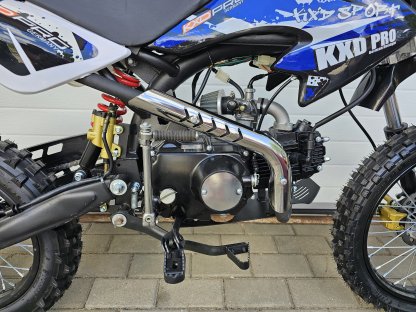 dirtbike pitbike 125ccm KXD 607  17/14 - modrá