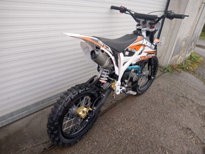 dirtbike pitbike 125ccm KXD 612  17/14 - oranžová (el. start)