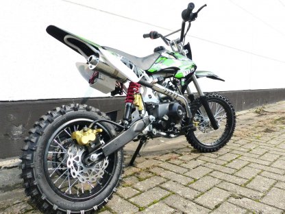 dirtbike pitbike 125ccm KXD 607  14/12 automat + el.start - zelená