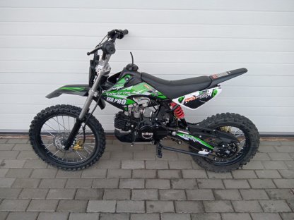 dirtbike pitbike 125ccm KXD 607  17/14 - červená