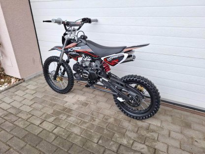 dirtbike pitbike 125ccm KXD 607  17/14 - červená