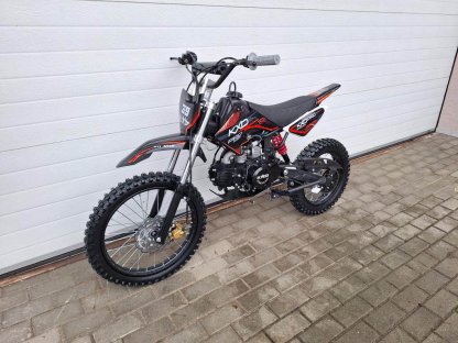 dirtbike pitbike 125ccm KXD 607  17/14 - červená