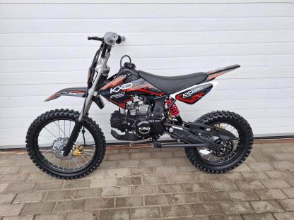 dirtbike pitbike 125ccm KXD 607  17/14 - červená