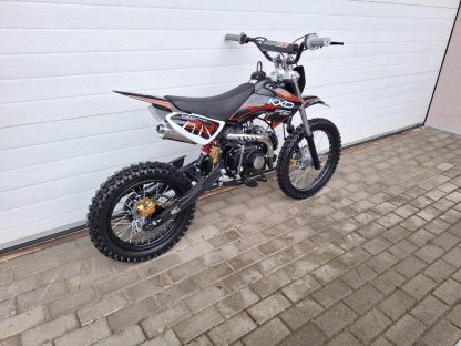 dirtbike pitbike 125ccm KXD 607  17/14 - červená