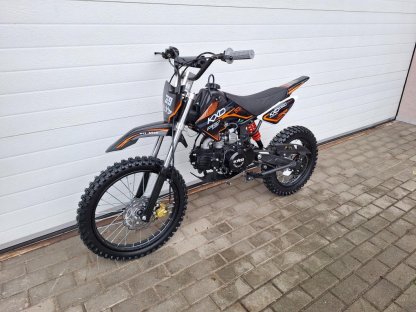 dirtbike pitbike 125ccm KXD 607  17/14 - oranžová