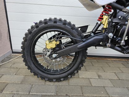 dirtbike pitbike 125ccm KXD 607  17/14 - zelená