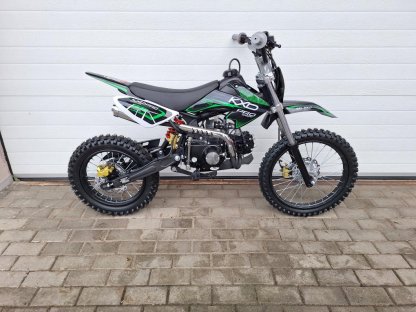 dirtbike pitbike 125ccm KXD 607  17/14 - zelená