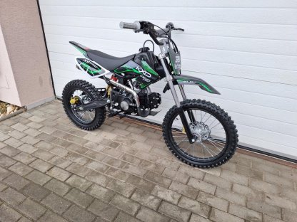 dirtbike pitbike 125ccm KXD 607  17/14 - zelená