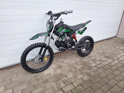 dirtbike pitbike 125ccm KXD 607  17/14 - zelená