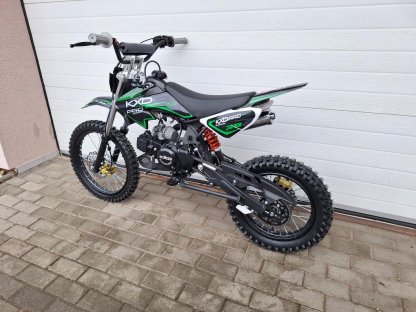 dirtbike pitbike 125ccm KXD 607  17/14 - zelená