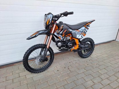 dirtbike pitbike 125ccm KXD 609  17/14 - oranžová