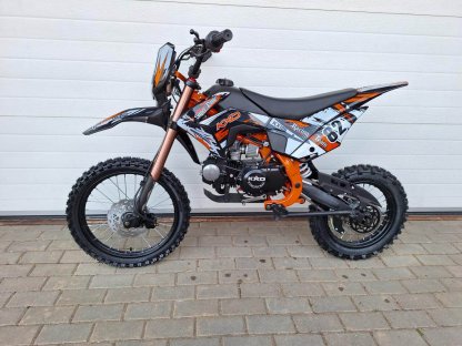 dirtbike pitbike 125ccm KXD 609  17/14 - oranžová