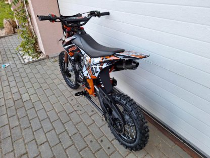 dirtbike pitbike 125ccm KXD 609  17/14 - oranžová