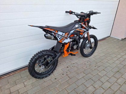 dirtbike pitbike 125ccm KXD 609  17/14 - oranžová