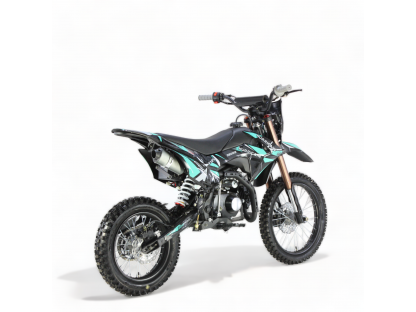 dirtbike pitbike 125ccm KXD 609  17/14 - tyrkys (el. start)