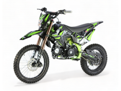 dirtbike pitbike 125ccm KXD 609  17/14 - zelená 