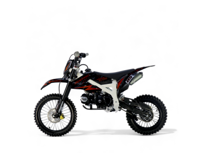 dirtbike pitbike 125ccm KXD 612  17/14 - oranžová (el. start)