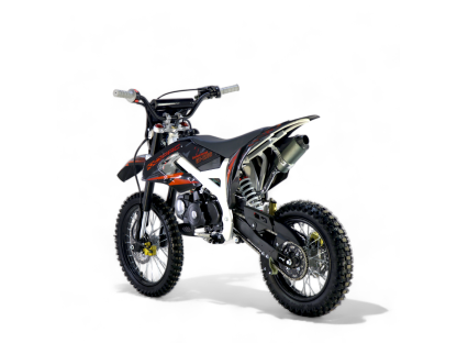 dirtbike pitbike 125ccm KXD 612  17/14 - oranžová (el. start)