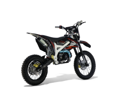 dirtbike pitbike 125ccm KXD 612  17/14 - oranžová (el. start)