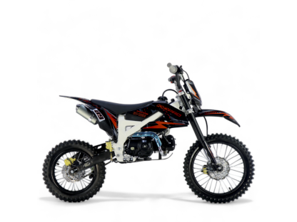dirtbike pitbike 125ccm KXD 612  17/14 - oranžová (el. start)