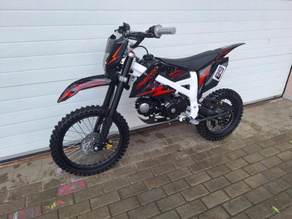 dirtbike pitbike 125ccm KXD 612  17/14 - oranžová (el. start)
