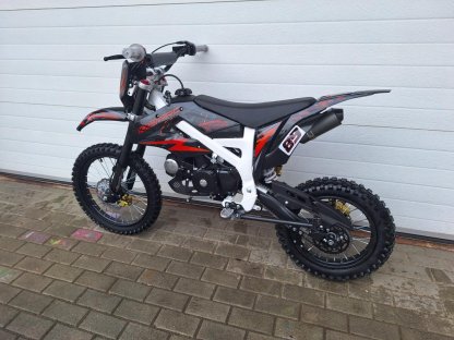 dirtbike pitbike 125ccm KXD 612  17/14 - oranžová (el. start)
