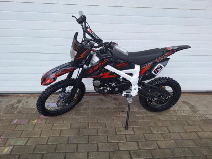 dirtbike pitbike 125ccm KXD 612  17/14 - oranžová (el. start)
