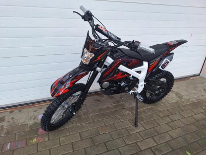 dirtbike pitbike 125ccm KXD 612  17/14 - oranžová (el. start)