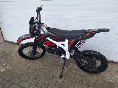 dirtbike pitbike 125ccm KXD 612  17/14 - oranžová (el. start)