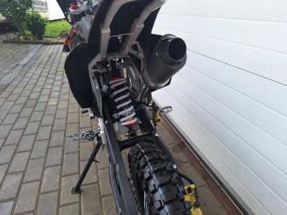 dirtbike pitbike 125ccm KXD 612  17/14 - oranžová (el. start)