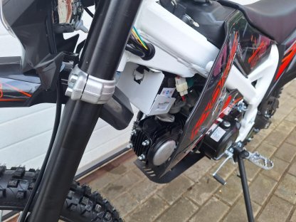dirtbike pitbike 125ccm KXD 612  17/14 - oranžová (el. start)