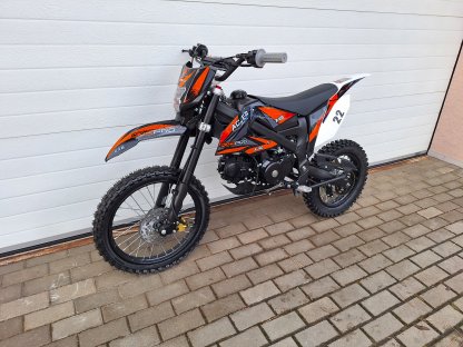 dirtbike pitbike 140 ccm KXD 612 - oranžová (el.start)