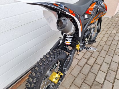 dirtbike pitbike 140 ccm KXD 612 - oranžová (el.start)