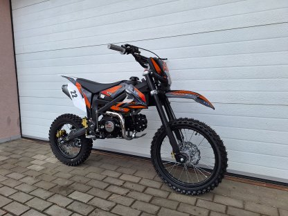 dirtbike pitbike 140 ccm KXD 612 - oranžová (el.start)