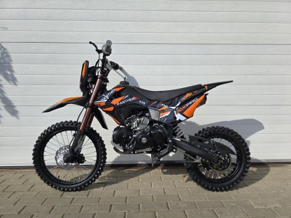 dirtbike pitbike 140ccm KXD 609  17/14 - oranžová (el. start)