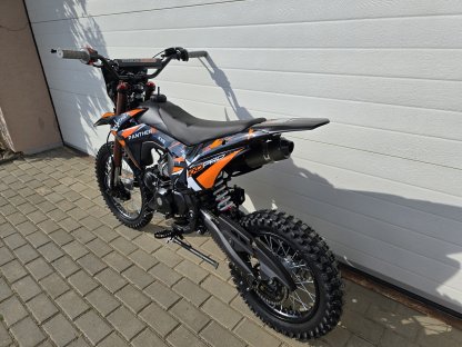 dirtbike pitbike 140ccm KXD 609  17/14 - oranžová (el. start)