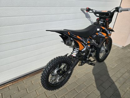 dirtbike pitbike 140ccm KXD 609  17/14 - oranžová (el. start)