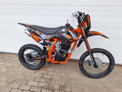 dirtbike pitbike 150 ccm KXD 613 19/16 4T - oranžová (el.start)