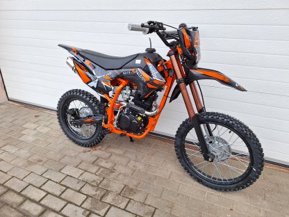 dirtbike pitbike 150 ccm KXD 613 19/16 4T - oranžová (el.start)