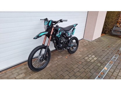 dirtbike pitbike 150 ccm KXD 613 19/16 4T - tyrkys (el.start)