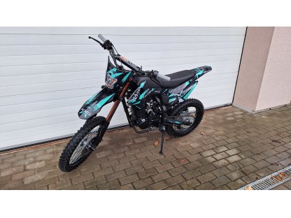 dirtbike pitbike 150 ccm KXD 613 19/16 4T - tyrkys (el.start)