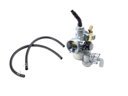 KARBURÁTOR ATV 110/125 SYTIČ NA LANKO + KOHOUTEK 19mm PRO MOTOR S OZNAČENÍM 139FMB, 147FMD, 152FMH, 154FMI VYSKYTUJÍCÍ SE V ATV ČÍNSKÉ ČTYŘKOLKY, MOPEDY STREET, CROSS, CHOPPER