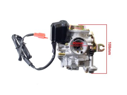 KARBURÁTOR GY6-100 SKÚTR 4T ROMET ROUTER KEEWAY KINGWAY KYMCO ZIPP BENZER RU
