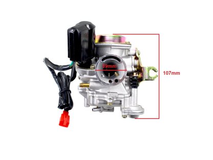 KARBURÁTOR GY6-50 SKÚTR 4T ROMET ROUTER KEEWAY KINGWAY KYMCO ZIPP BENZER RU