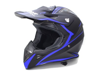 KASK SAFEBET HF-116 FLAT BLACK Q158 MODRÁ M (BEZ ECE)