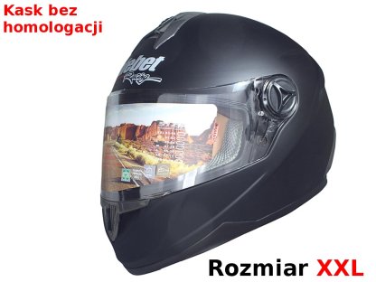 KASK SAFEBET HF-122 FLAT BLACK XXL (BEZ ECE)