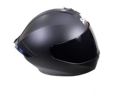 KASK SAFEBET HF-126S FLAT BLACK L TMAVÉ SKLO (BEZ ECE)